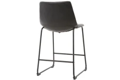Hot Miliboo Taburete de bar vintage PU negro 61cm lote de 2 NEW ROCK
