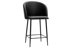 Fashion Miliboo Taburete de cocina de diseño negro 68 cm VANITY