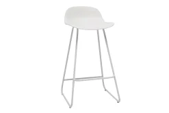Best Sale Miliboo Taburetes de bar blancos A65 cm (lote de 2) ELLA