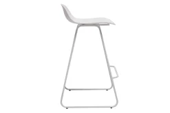 Best Sale Miliboo Taburetes de bar blancos A65 cm (lote de 2) ELLA