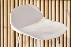 Best Sale Miliboo Taburetes de bar blancos A65 cm (lote de 2) ELLA