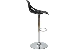 Fashion Miliboo Taburetes de bar diseño barroco negro BAROCCA