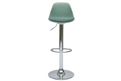 New Miliboo Taburetes de bar diseño verde gris (juego de 2) STEEVY