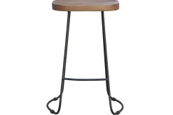 Cheap Miliboo Taburetes de bar mango y metal 65 cm (lote de 2) RUNKO