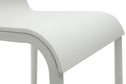 Best Miliboo Taburetes de bar modenros apilables blancos A65 cm (lote de 2) KUPA