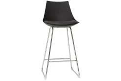 Discount Miliboo Taburetes de bar modernos negros 65 cm (lote de 2) JUNE