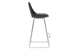 Discount Miliboo Taburetes de bar modernos negros 65 cm (lote de 2) JUNE