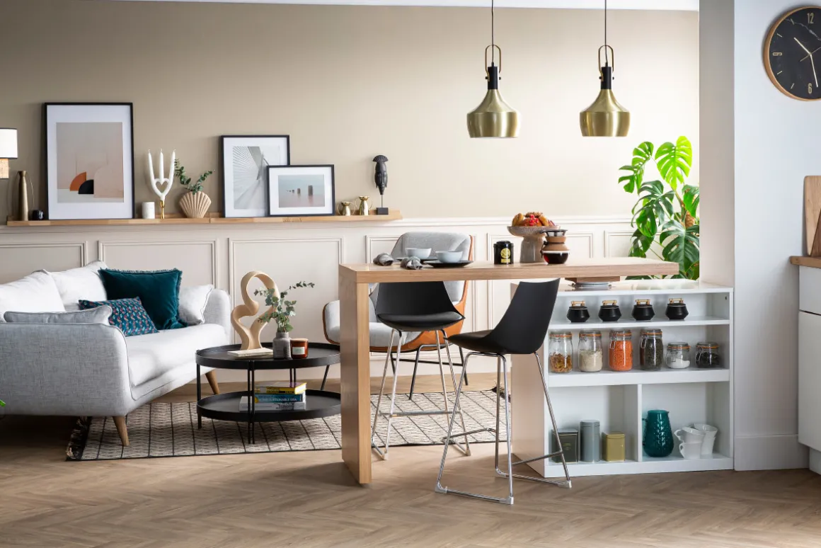 Discount Miliboo Taburetes de bar modernos negros 65 cm (lote de 2) JUNE