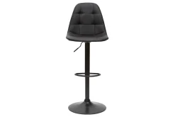 Sale Miliboo Taburetes de bar modernos regulables negro (lote de 2) COX