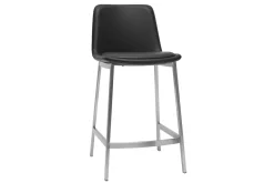 Cheap Miliboo Taburetes de bar modernos negros 66 cm (lote de 2) ARSENE