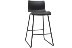 Cheap Miliboo Taburetes de bar modernos negros 65 cm (lote de 2) ONA