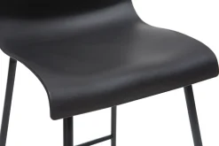 Cheap Miliboo Taburetes de bar modernos negros 65 cm (lote de 2) ONA