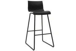 Cheap Miliboo Taburetes de bar modernos negros 76 cm (lote de 2) ONA