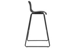 Cheap Miliboo Taburetes de bar modernos negros 76 cm (lote de 2) ONA