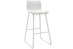 Sale Miliboo Taburetes de bar modernos blancos 76 cm (lote de 2) ONA