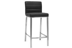 Cheap Miliboo Taburetes de bar modernos negros 66 cm TOMY