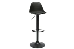 Discount Miliboo Taburetes de bar negros de diseño (paquete de 2) STEEVY