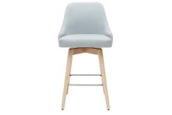 Cheap Miliboo Taburetes de bar nórdicos giratorios gris claro A65 cm (lote de 2) HASTA