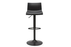 Online Miliboo Taburetes de bar regulables en metal negro (lote de 2) ONA