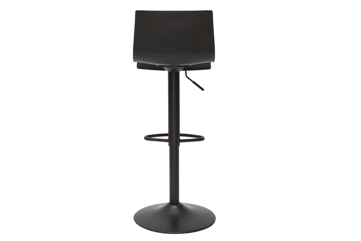Online Miliboo Taburetes de bar regulables en metal negro (lote de 2) ONA
