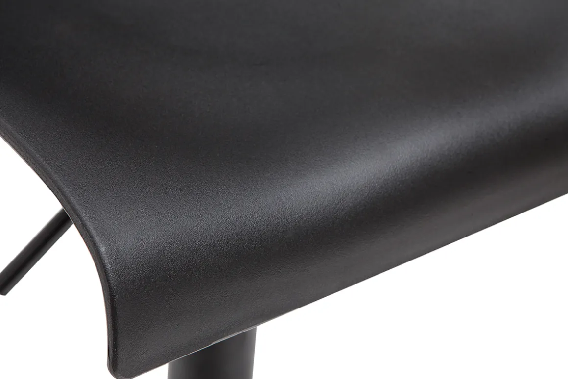 Online Miliboo Taburetes de bar regulables en metal negro (lote de 2) ONA