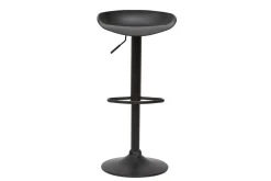 Hot Miliboo Taburetes de bar regulables modernos negros A65 cm (lote de 2) PEBBLE