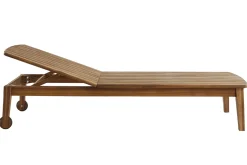 Shop Miliboo Tumbona de madera de acacia maciza CANOPEE